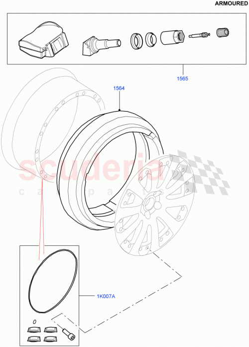 Part Diagram for Land Rover LR057728
