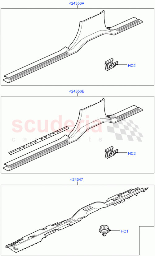 Part Diagram for Land Rover IPN500090