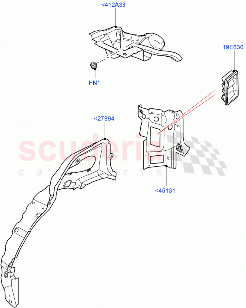 Part Diagram for Land Rover LR027594