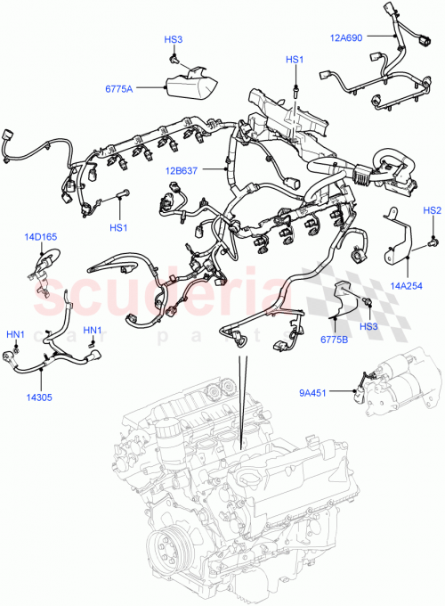 Part Diagram for Land Rover LR040624