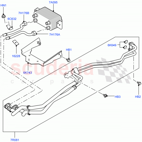 Part Diagram for Land Rover LR013729