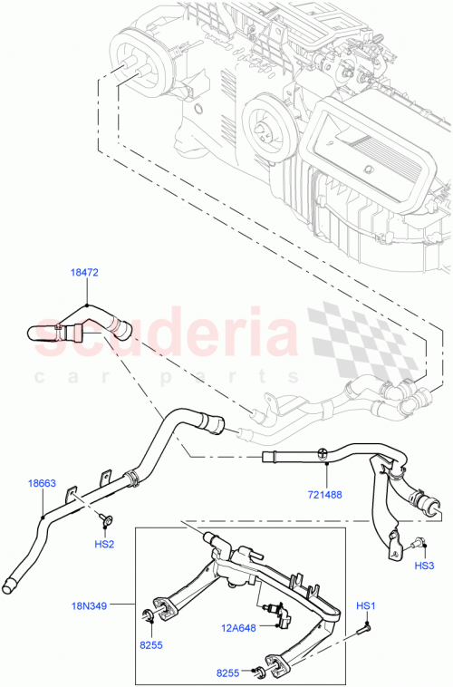 Part Diagram for Land Rover LR087558