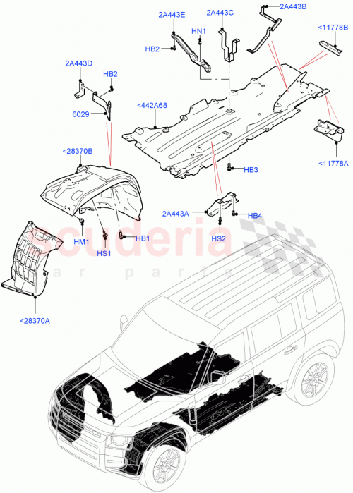 Part Diagram for Land Rover LR129859