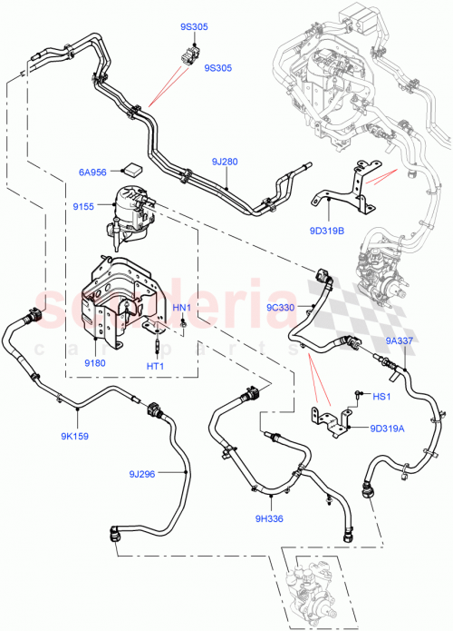 Part Diagram for Land Rover LR139936