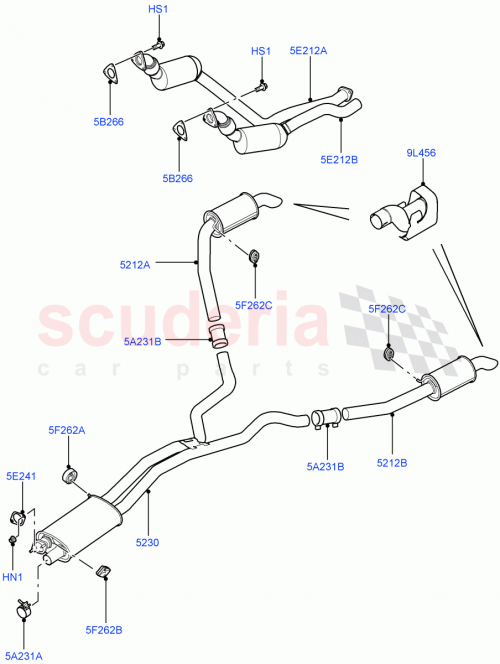 Part Diagram for Land Rover LR020012