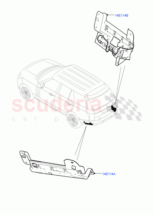 Part Diagram for Land Rover LR116106