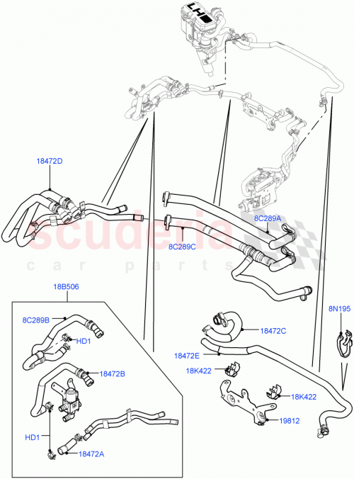 Part Diagram for Land Rover LR023094