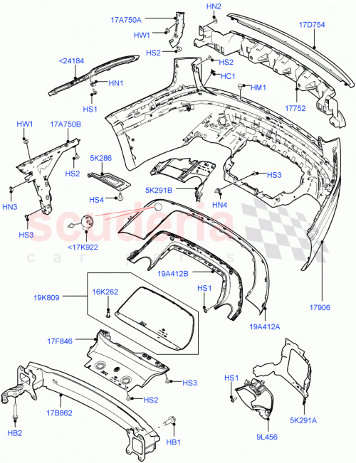 Part Diagram for Land Rover LR093504