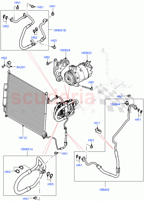 Part Diagram for Land Rover LR131147