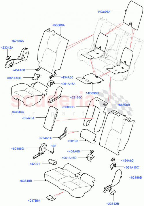 Part Diagram for Land Rover LR168230