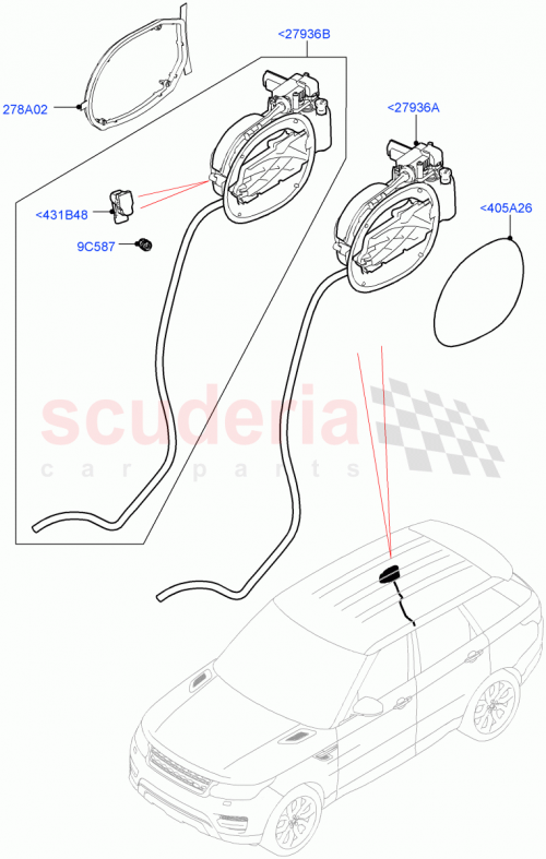 Part Diagram for Land Rover LR114292