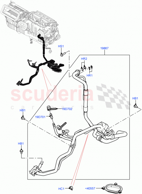 Part Diagram for Land Rover LR131174