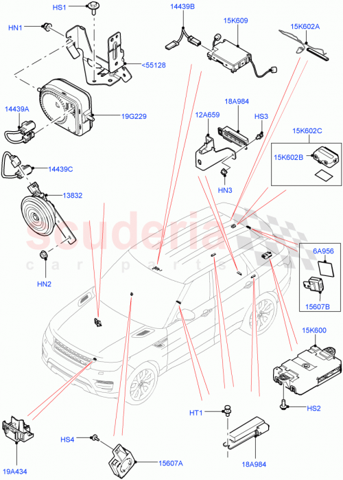 Part Diagram for Land Rover LR090409