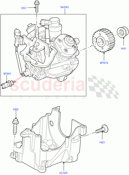 Part Diagram for Land Rover LR027564