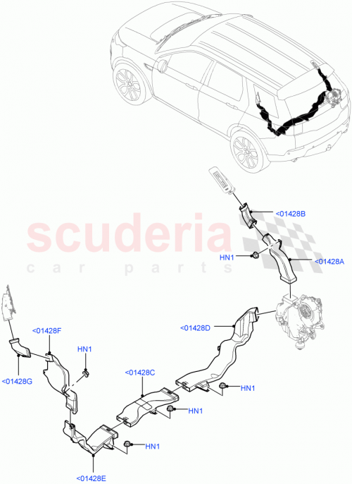 Part Diagram for Land Rover LR061432