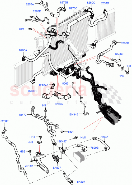 Part Diagram for Land Rover LR171870