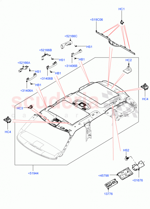 Part Diagram for Land Rover LR081949