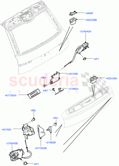 Part Diagram for Land Rover LR070126