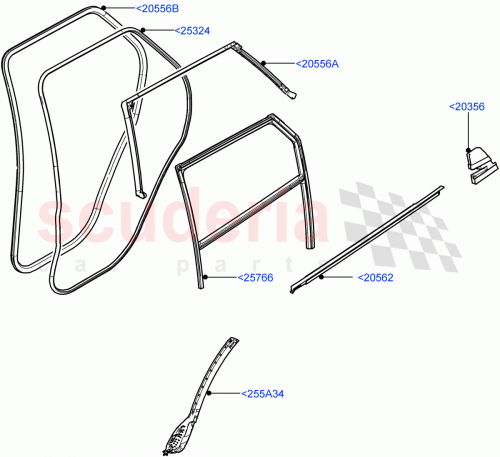 Part Diagram for Land Rover LR128755