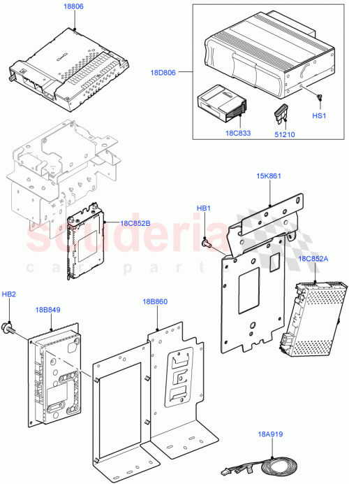 Part Diagram for Land Rover LR015240