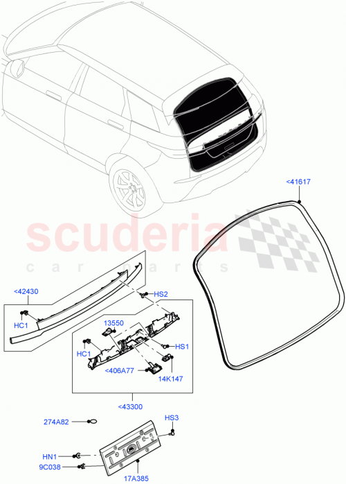 Part Diagram for Land Rover LR161002