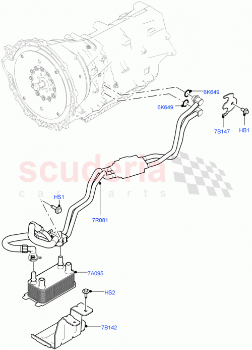 Part Diagram for Land Rover LR092827