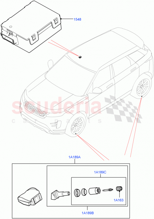 Part Diagram for Land Rover LR124830