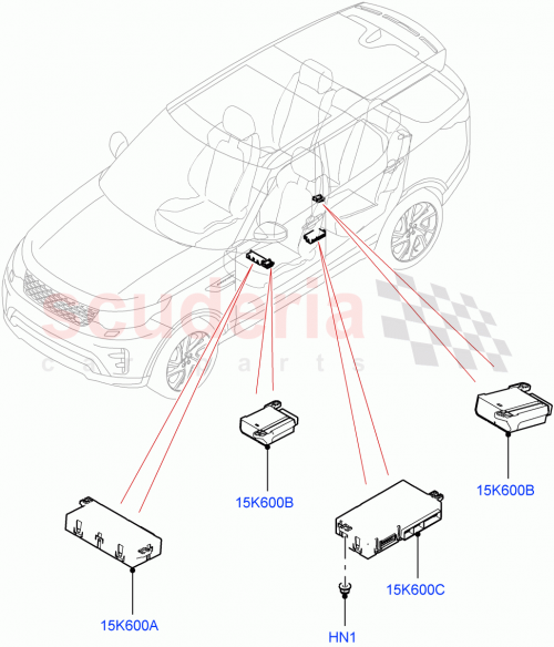 Part Diagram for Land Rover LR141854
