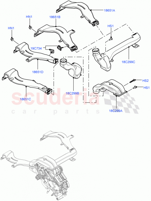Part Diagram for Land Rover LR099185