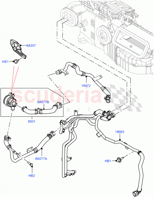 Part Diagram for Land Rover LR123066