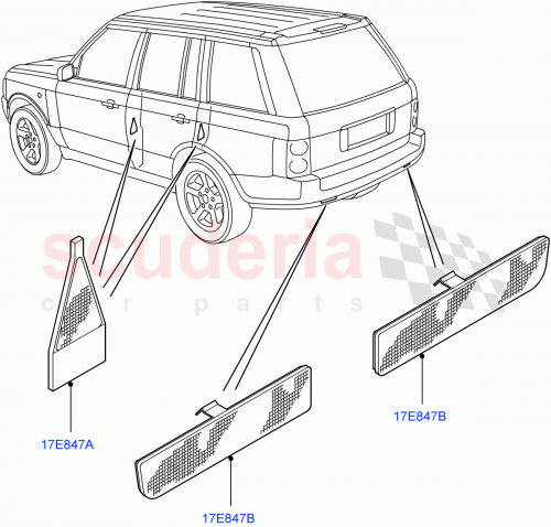 Part Diagram for Land Rover LR006349