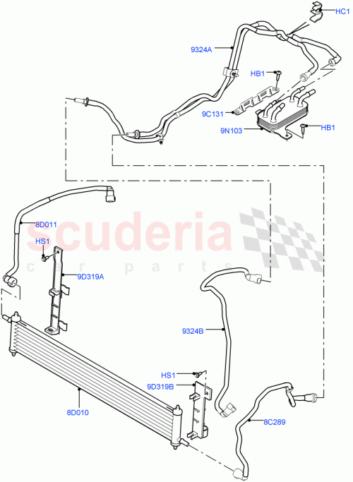 Part Diagram for Land Rover LR042509