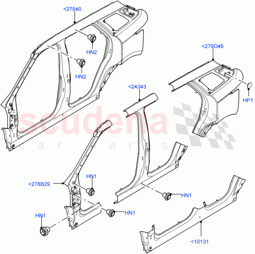 Part Diagram for Land Rover LR140935