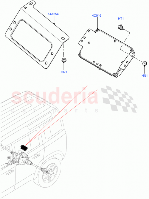 Part Diagram for Land Rover LR142127