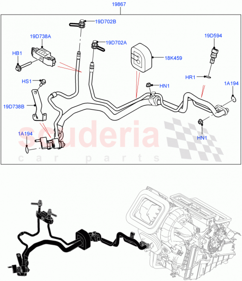 Part Diagram for Land Rover LR118742
