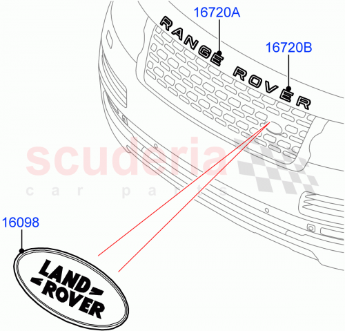 Part Diagram for Land Rover LR106487