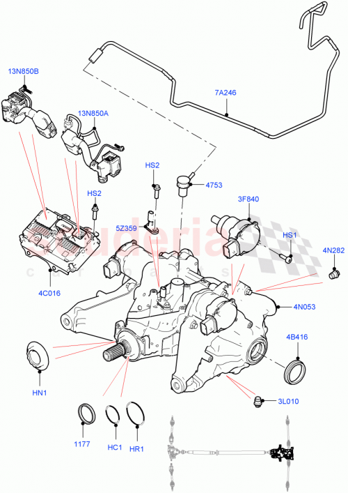 Part Diagram for Land Rover LR144599