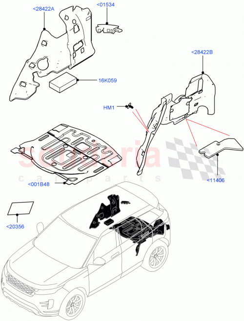 Part Diagram for Land Rover LR149919