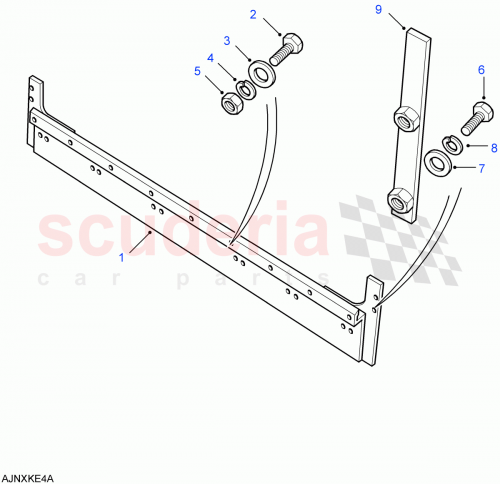 Part Diagram for Land Rover 395413