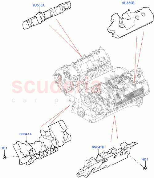 Part Diagram for Land Rover LR159850