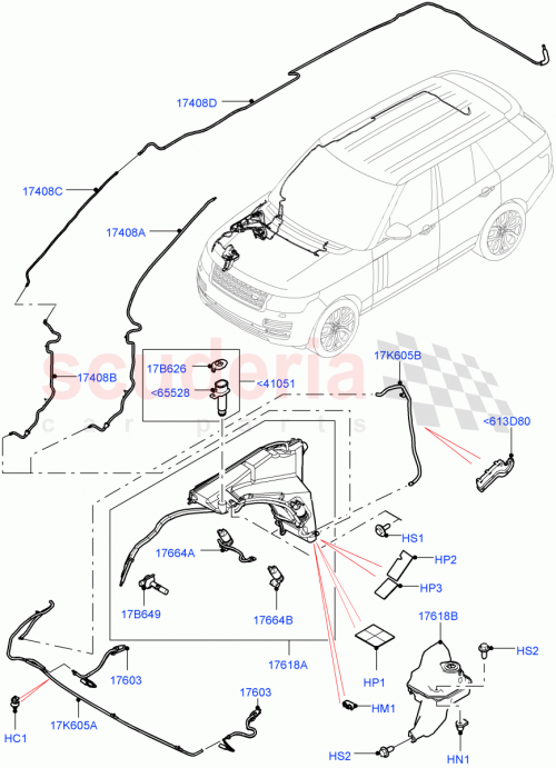 Part Diagram for Land Rover LR037568