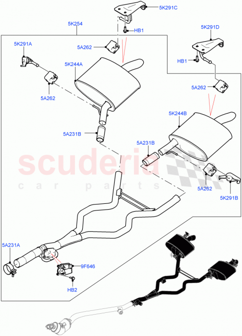 Part Diagram for Land Rover LR156812