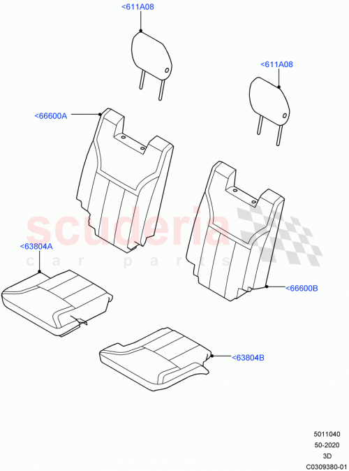 Part Diagram for Land Rover LR142950