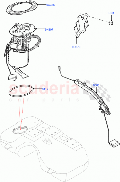 Part Diagram for Land Rover LR159989