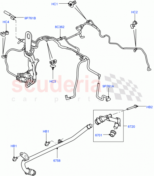 Part Diagram for Land Rover PNH500630