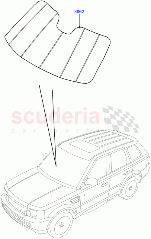 Part Diagram for Land Rover VPLFY0069