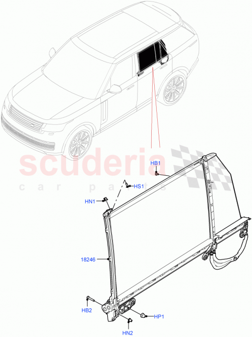 Part Diagram for Land Rover LR154516