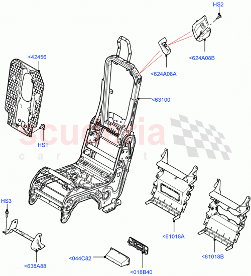 Part Diagram for Land Rover LR148013