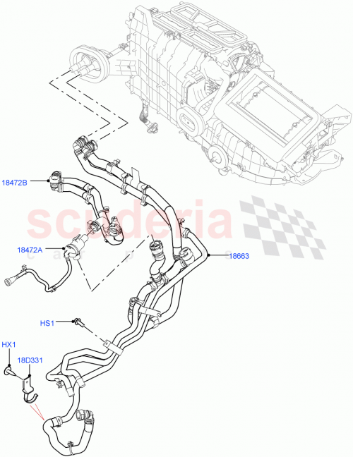 Part Diagram for Land Rover LR091447