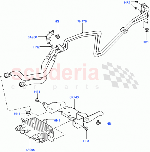 Part Diagram for Land Rover UBC500101
